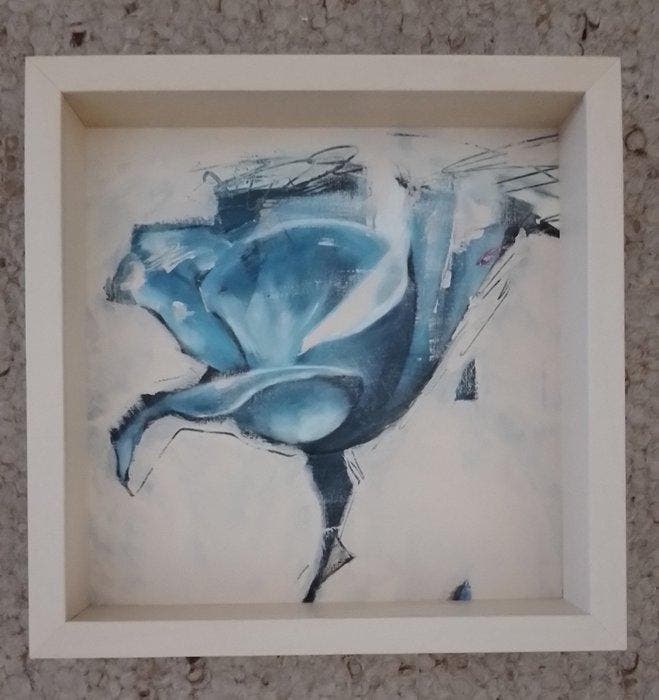 Beatrice Riva - Sussurro Azzurro, Antiquités & Art, Art | Peinture | Moderne