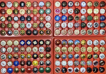 Collectie champagnecapsules - Grote partij champagnecapsules