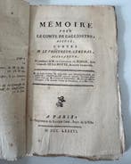Cagliostro, etc - Ensemble de neuf mémoires judiciaires