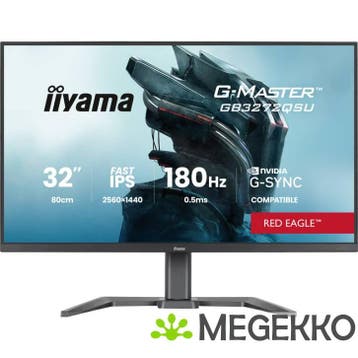 Iiyama G-Master GB3272QSU-B1 32  Quad HD IPS 180Hz Gaming, Verzenden, Nieuw