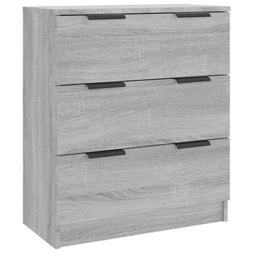 Buffet bas design chene -64% (seconde chance) (dressoir), Verzenden, Klassiek