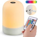 2dekans | Oplaadbaar RGB LED Nachtlampje - 15 kleuren -, Ophalen of Verzenden