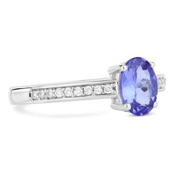 Zonder minimumprijs - Ring - 14 karaat Witgoud - 0.85ct. tw., Nieuw
