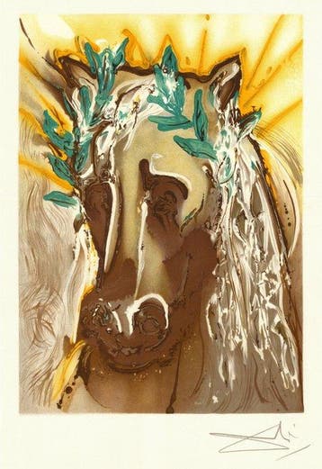 Salvador Dali (1904-1989) - Le cheval du printemps, Chevaux