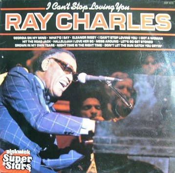 Ray Charles - I Cant Stop Loving You, Verzenden