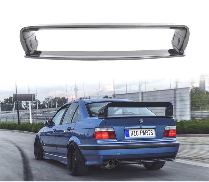 SPOILER BMW E36 LOOK M3 GT NOIR BRILLANT, Auto-onderdelen, Carrosserie, Verzenden