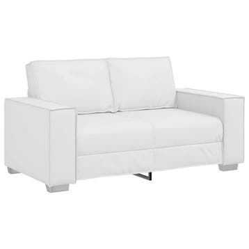 vidaXL Loveseat Wit 160 cm Kunstleer, Verzenden, Nieuw