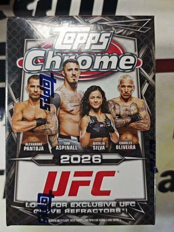 2026 Topps Chrome UFC Emballage d’origine - 1 Sealed box -