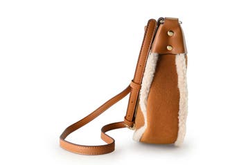 Laurent David Schoudertas Bruin, Handtassen en Accessoires, Tassen | Damestassen, Verzenden, Zo goed als nieuw, Bruin