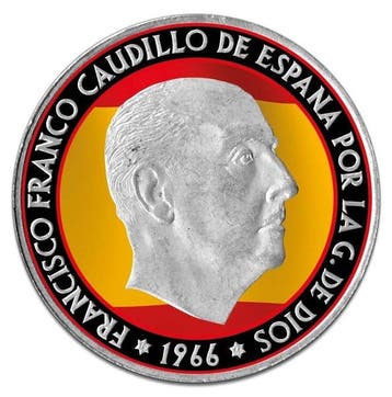Espagne. 100 Pesetas 1966 (Sans prix de réserve)