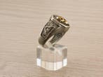 Bague Rare Crâne et Sceau Maçonnique – Argent Sterling, Collections, Objets militaires | Général
