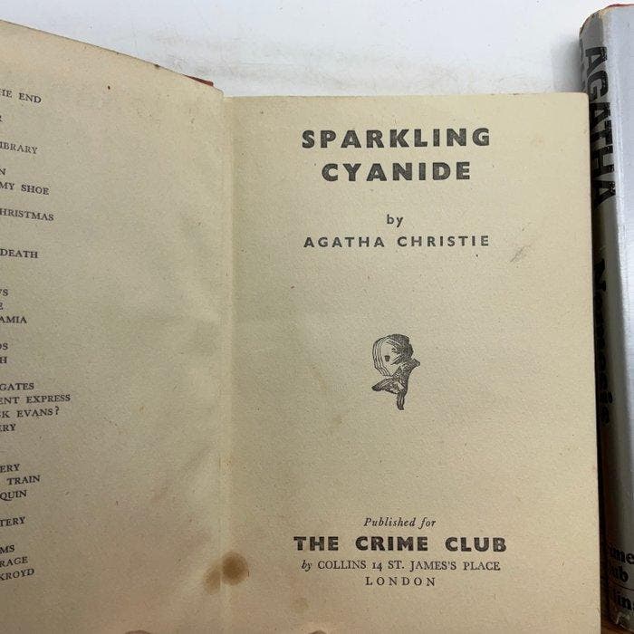 Agatha Christie - Agatha Christie first editions: Sparkling, Antiek en Kunst, Antiek | Boeken en Manuscripten