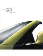 2006 SAAB 93 CABRIOLET BROCHURE ZWEEDS, Ophalen of Verzenden