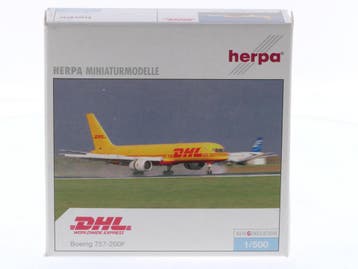 Schaal 1:500 Herpa 510813 Boeing 757-200F DHL Reg. G-BIKM..., Ophalen of Verzenden