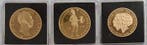 Pays-Bas. Medal 2010 Schitterend Lot 6 Penningen in vergulde