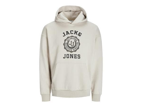 Veiling - Jack &amp; Jones Victo Sweat Hood Moonbeam - L, Kleding | Heren, Truien en Vesten