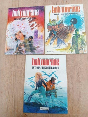 Bob Morane - 7x C - 7 Album - Réédition - 1981/1985, Nieuw