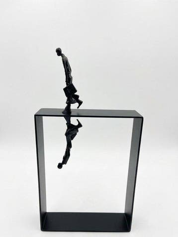 sculptuur, Road In Mirror - 29 cm - IJzer