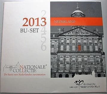 3,88 Euro,munten set 1 Cent-2 Euro 2013 Nederland Beatrix, Verzenden, België