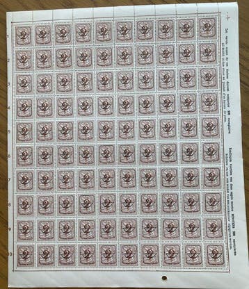 België 1957/1975 - Cijfer op heraldieke leeuw PREO : 2c