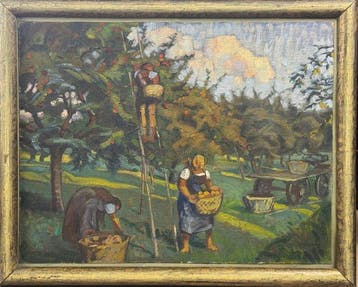 Robert Weiss (1843-?) - Il giorno di raccolta