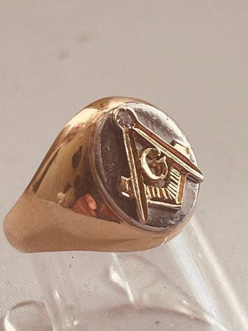 Zegelring - 18 karaat Geel goud, Bijoux, Sacs & Beauté