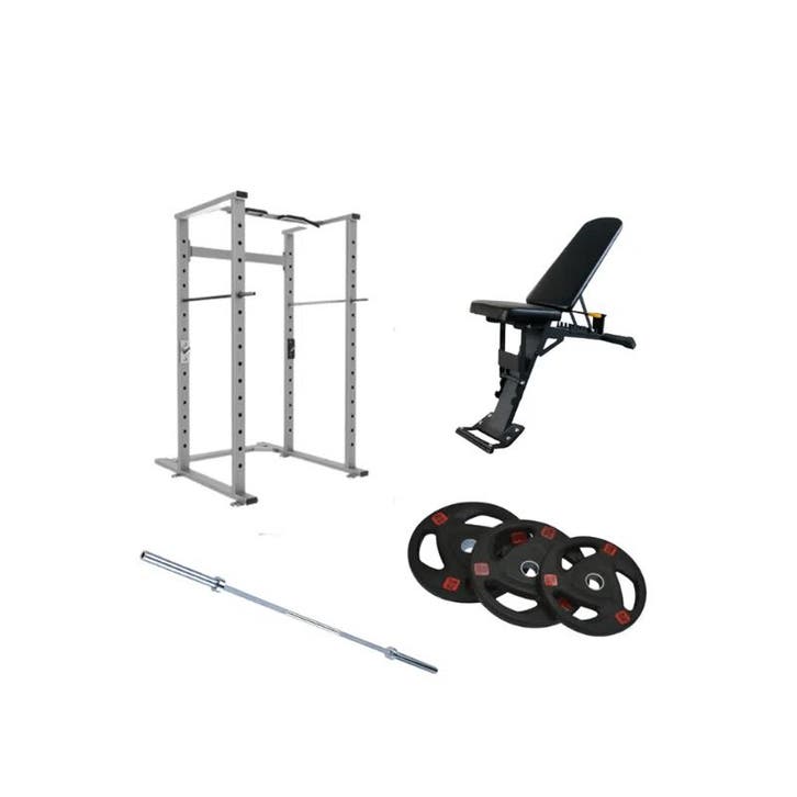 Gymfit - Volledig Home Gym Pakket - Power Cage - Squat Rack, Sports & Fitness, Équipement de fitness, Enlèvement ou Envoi