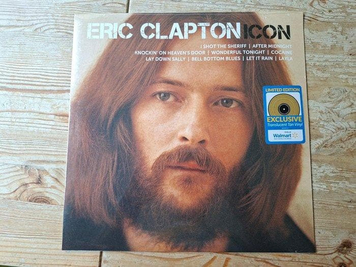 Eric Clapton - Icon Walmart Exclusive Translucent Tan Vinyl, CD & DVD, Vinyles Singles
