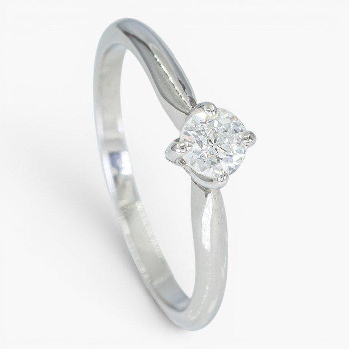 Zonder minimumprijs - Ring - 14 karaat HRD, Witgoud -, Bijoux, Sacs & Beauté, Bagues