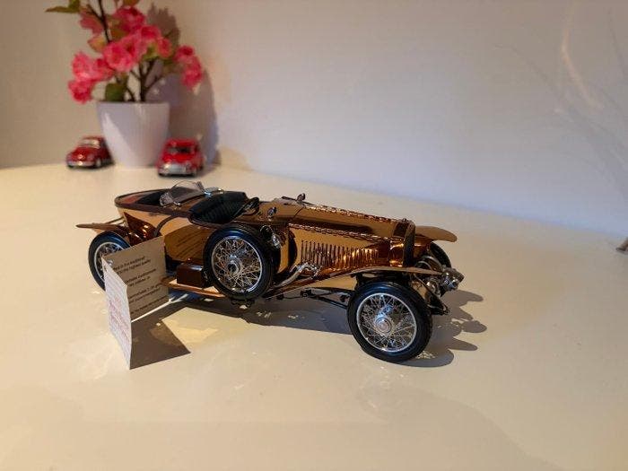 Franklin Mint 1:24 - Modelauto - 1921 Rolls Royce Silver, Hobby en Vrije tijd, Modelauto's | 1:5 tot 1:12