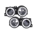 PHARES BMW SÉRIE 3 E30 82-94 ANGEL EYES FOND NOIR, Verzenden, Neuf