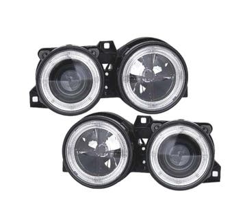 PHARES BMW SÉRIE 3 E30 82-94 ANGEL EYES FOND NOIR, Verzenden, Neuf