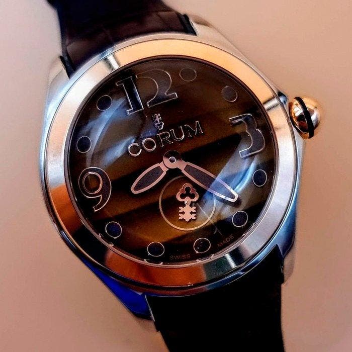 Corum - Bubble Automatic Brown Dial Unisex - L395.03222 -, Handtassen en Accessoires, Horloges | Heren