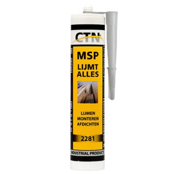 CTN MSP sterk verlijmende kit TRANSPARANT (2281TR), Verzenden