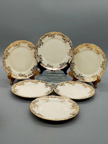 Eetservies - Edles Tirschenreuth Bavaria Teller Set 6-teilig