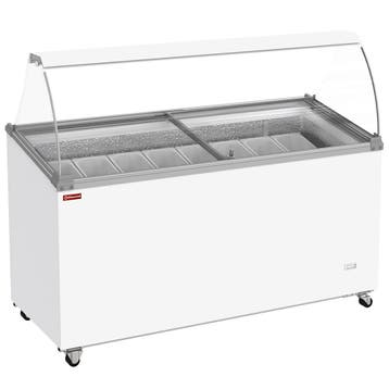Schepijsvitrine | 467L | 8x 5L | -15°C/-23°C | Statisch |, Verzenden