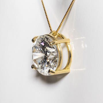 Zonder minimumprijs - Ketting met hanger - 18 karaat Geel