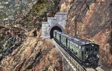 Zwitserland - Spoorwegen - Trein en Tram - met zeer oude
