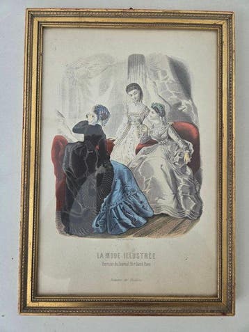 La Mode Illustrée - Toilettes de Theatre/Robe de Mme Vignon