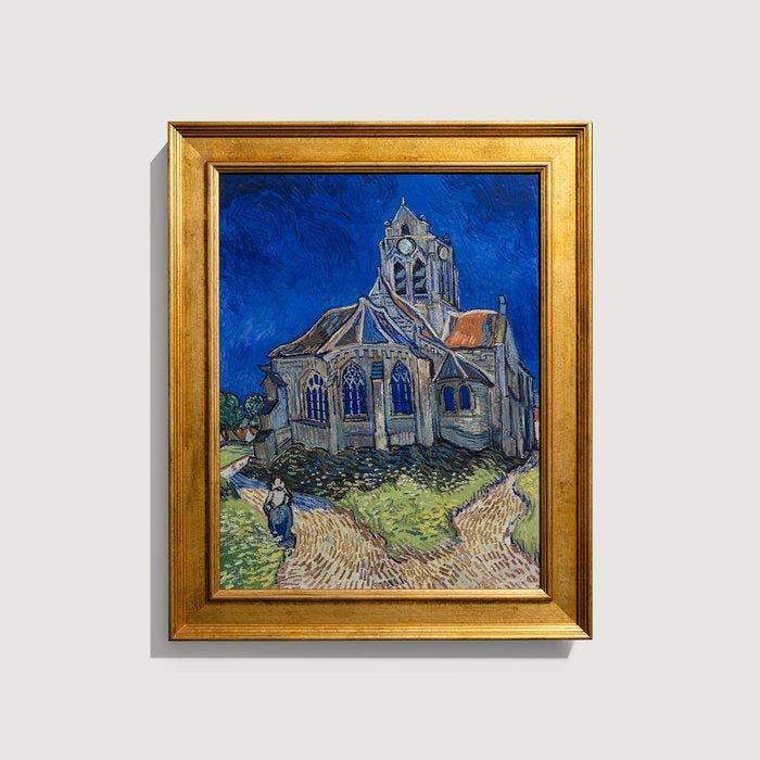 After Vincent Van Gogh (1853-1890) (after) - The Church at, Antiquités & Art, Art | Peinture | Classique