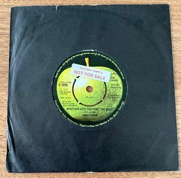 John Lennon - Whatever Gets You Thru The Night - UK Apple