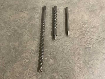 Veiling - Boorgereedschap set 3-delig, Bricolage & Construction, Outillage | Pièces de machine & Accessoires