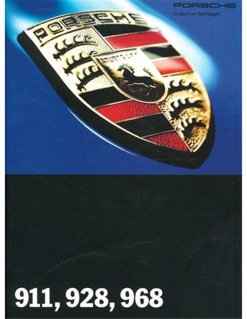 1994 PORSCHE PROGRAMMA BROCHURE DUITS