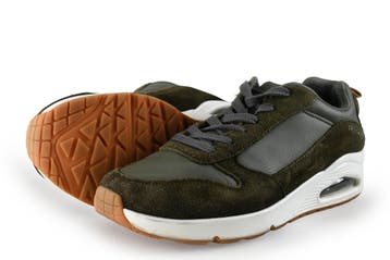 Skechers Sneakers in maat 45 Groen, Overige kleuren, Verzenden, Zo goed als nieuw, Skechers