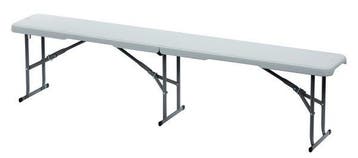 Inkapbare kunststof bank 1820W | 1820x280x435(h)mm, Verzenden, Nieuw in verpakking