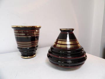 Doyen - Vaas (2) - Opaline glas, Antiek en Kunst