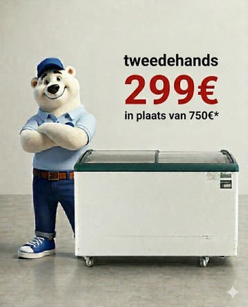 Vrieskast met schuifdeuren professioneel, Utilisé