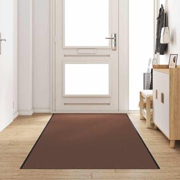 vidaXL Deurmat Bruin en zwart 120 x 400 cm 100% Polyamide, Verzenden