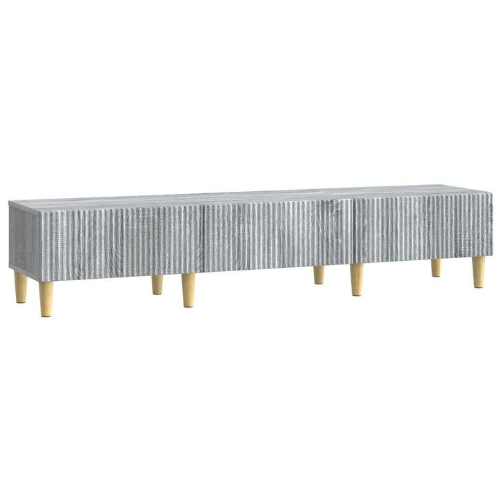 vidaXL TV Kast met lade Grijs sonoma 147 x 34,5 x 30 cm, Maison & Meubles, Armoires | Mobilier de télévision, Envoi