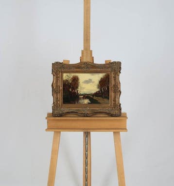 David Schulman (1881-1966) - Langs de rivier, Antiquités & Art